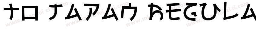 To Japan Regular字体转换